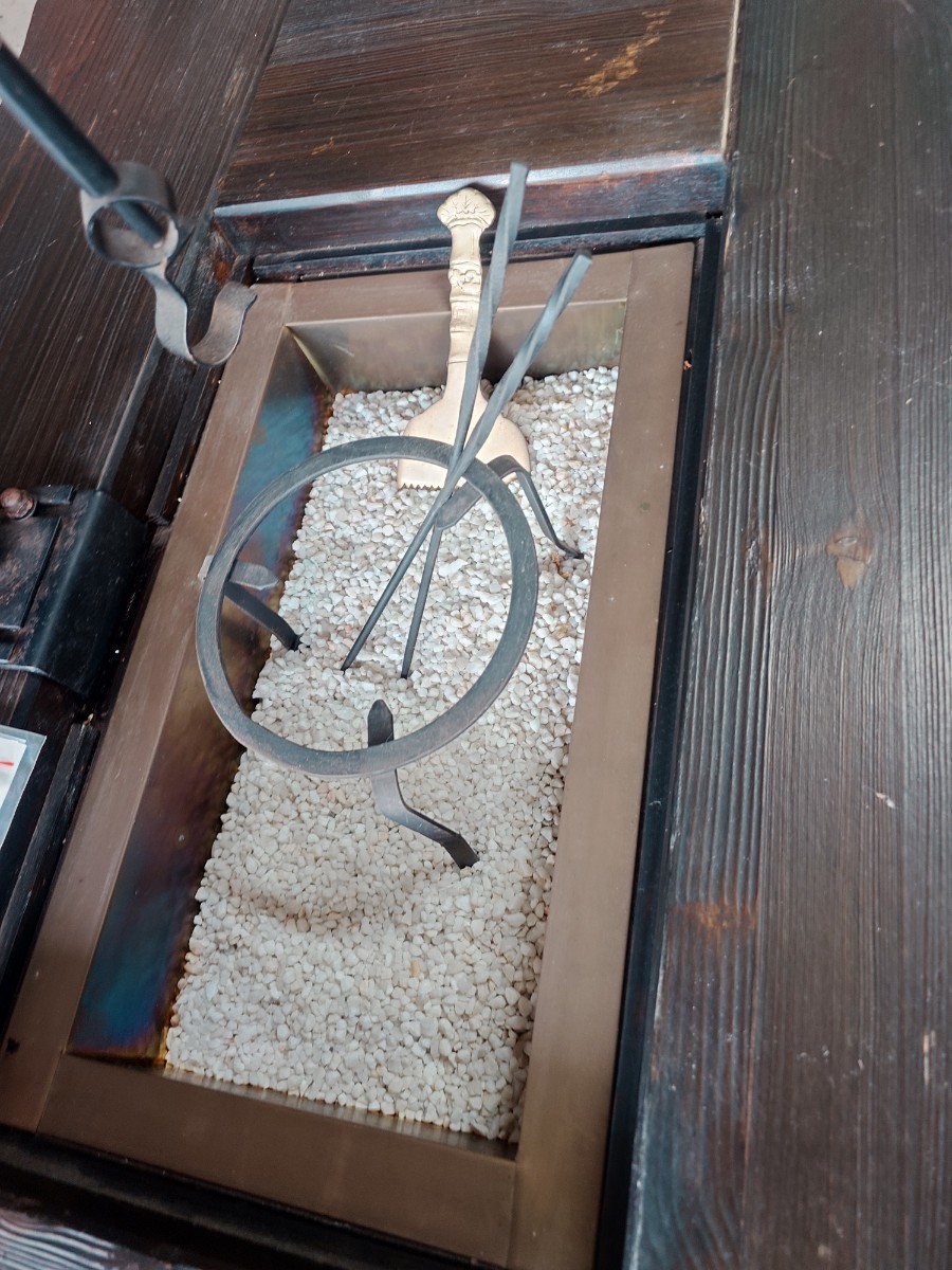 直接引取り限定 引き上げ品 囲炉裏テーブル 囲炉裏未使用 蓋付き 古