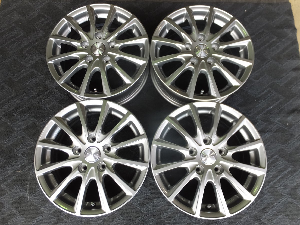 【店頭展示品ホイール4枚セット】 オートバックス レーベン BL-1 シルバー　 6.0J-15 5/114.3 +52　　15インチ