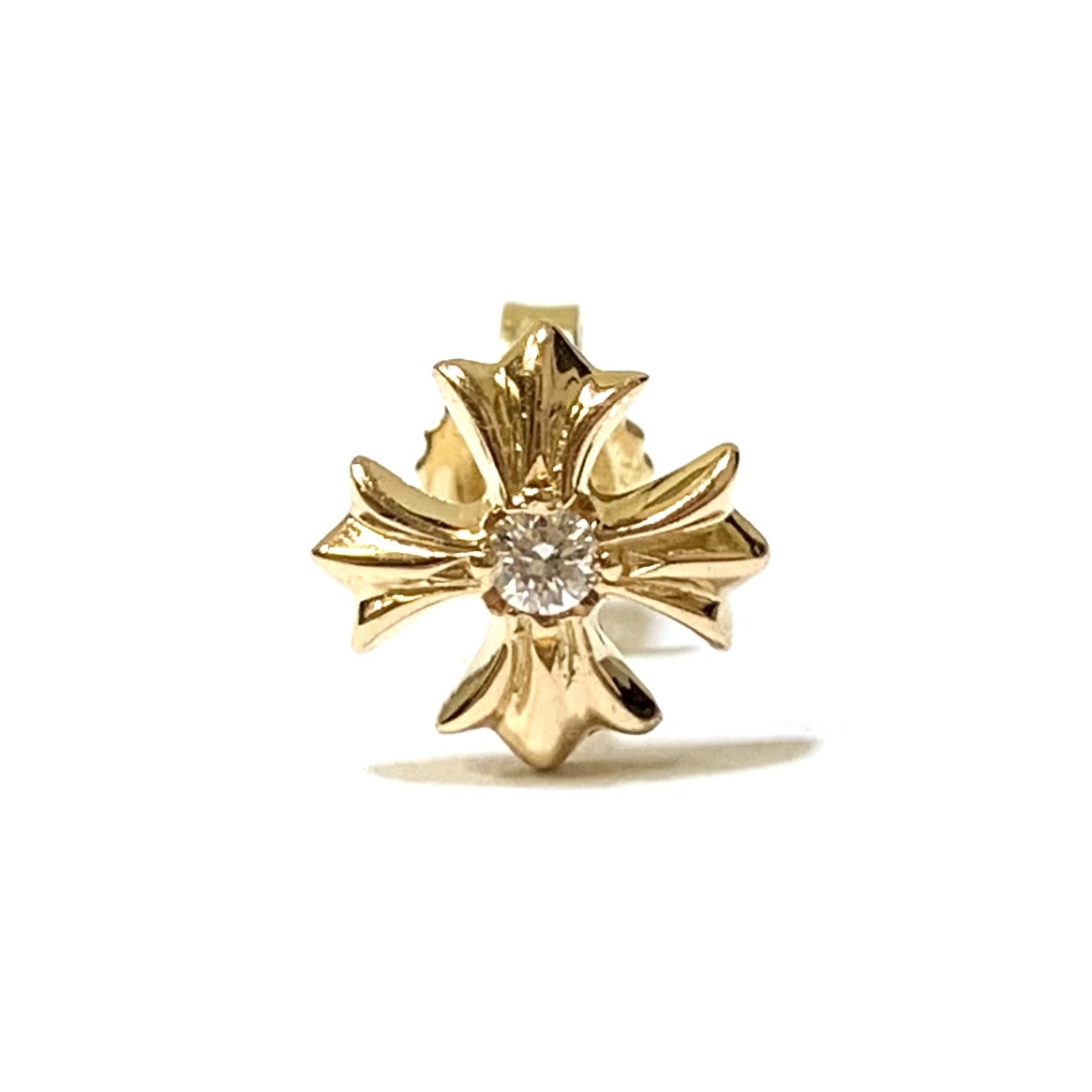 クロムハーツ / CHROME HEARTS STUD #2 CH PLUS DMND スタッド ピアス