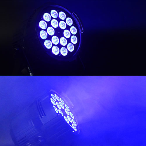 2年保証★新品2台RGBAW+UV・PAR64・18灯×15W業務舞台/照明6in１LEDステージライト