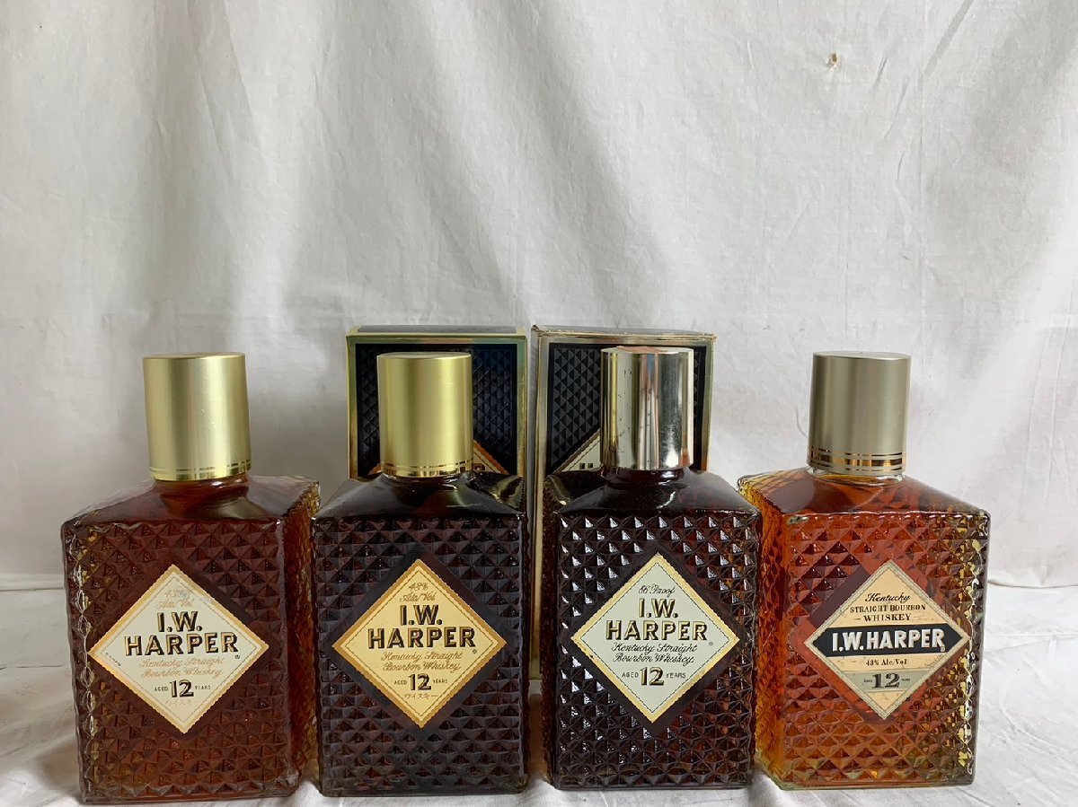 【8x酒322F】★1円スタート★古酒・未開栓★4本セット★STRAIGHT BOURBON WHISKY★バーボンウイスキー★Kentucky★ケンタッキー★750ml