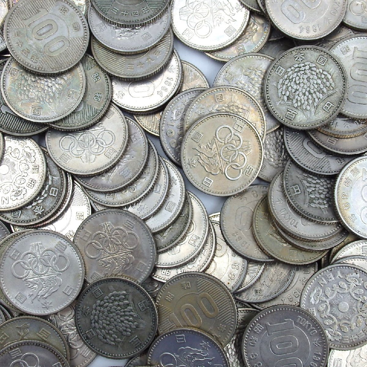 限定SALE，格安】 稲穂・鳳凰・東京オリンピック 100円銀貨 大量まとめ