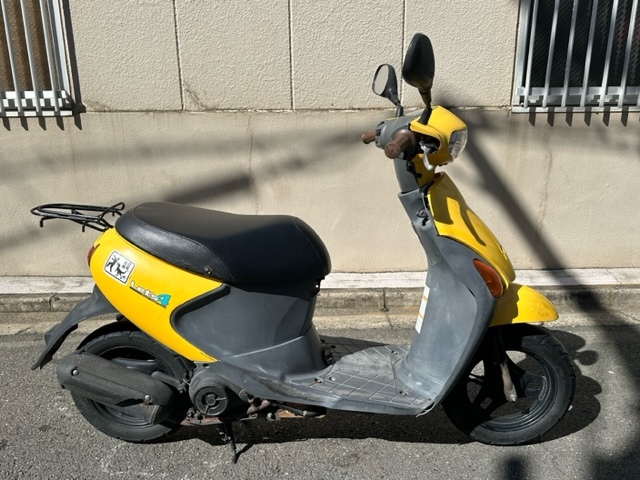 スズキ レッツ4 SUZUKI 美品 低走行車(226km)車庫保管車両 エンジン 