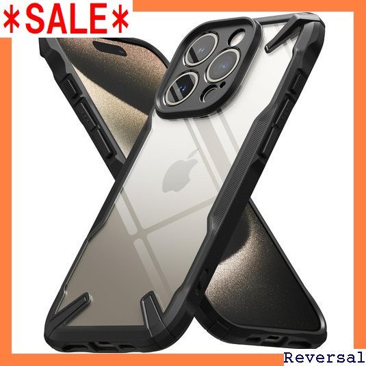 《新品》 Ringke iPhone15ProMax ケース ス 5プロマックス - FusionX ブラック Black 600