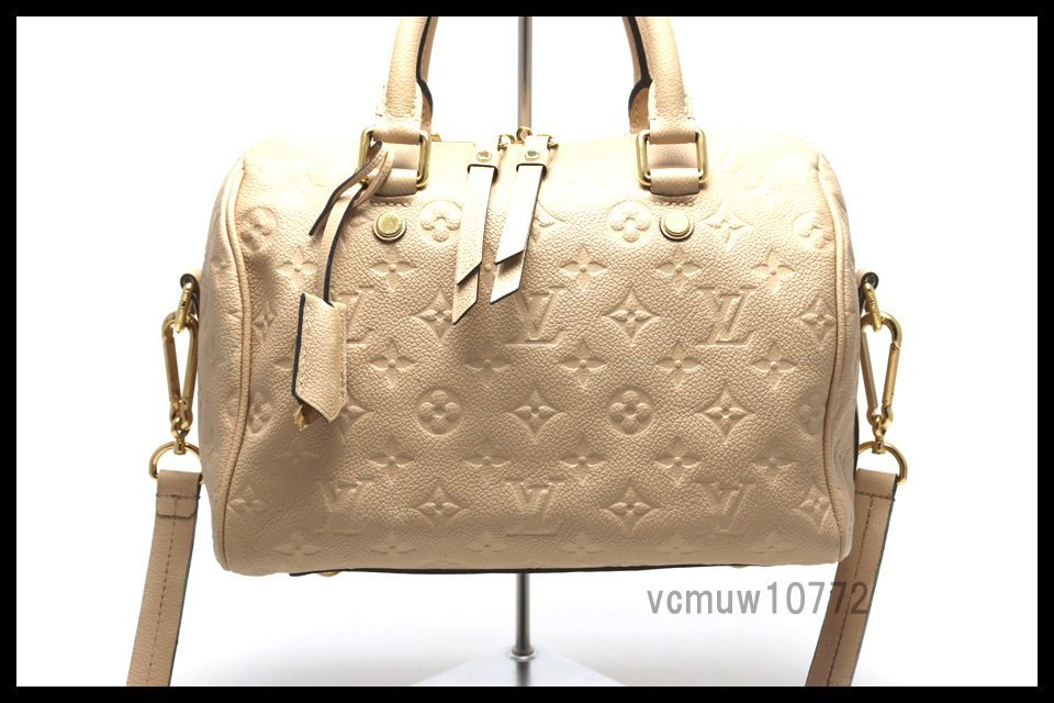 近年モデル希少美中古■ルイヴィトン モノグラムアンプラント スピーディバンドリエール25 レザー 2way ハンドバッグ■0928nc21027