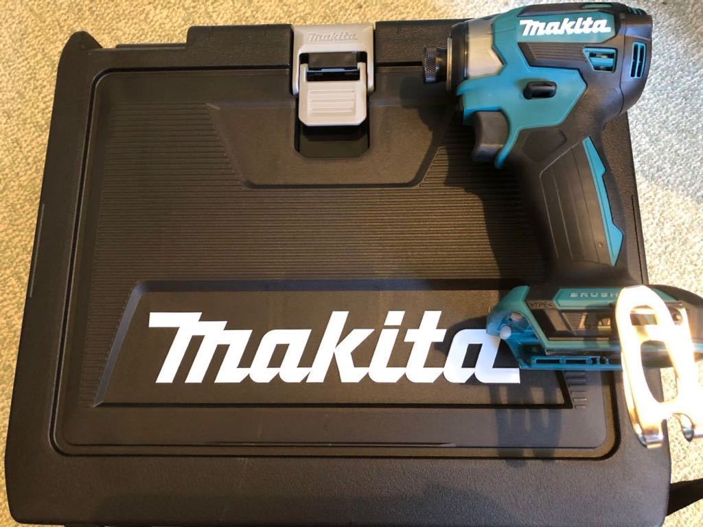 新品☆ makita マキタ 18V 充電式インパクトドライバー TD173D ブルー　青 純正品 本体 ケース