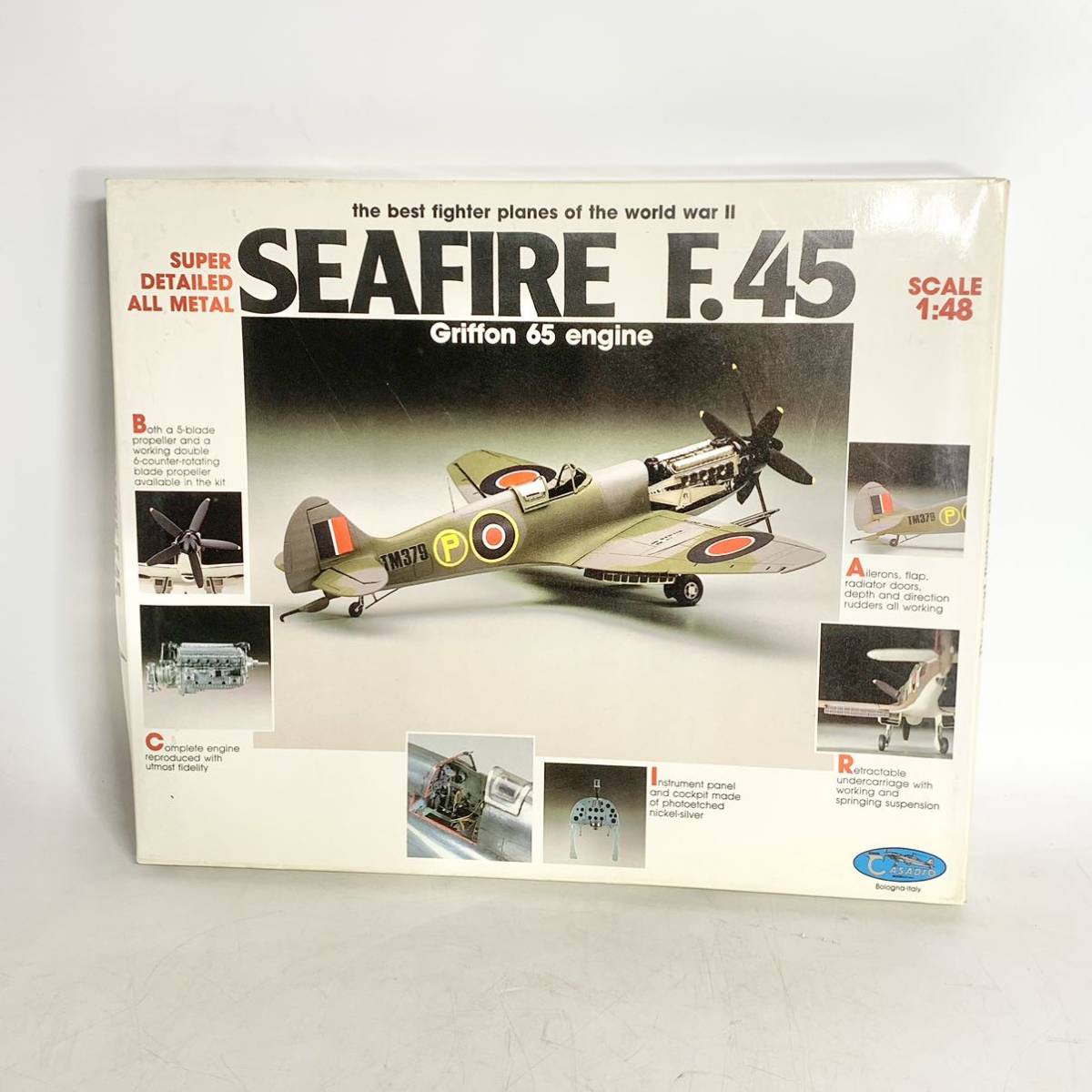 CASADIO 1/48 シーファイア F.45 メタルキット @ 未組立 CASADIO 1/48 SEAFIRE F.45 シーファイア オールメタル