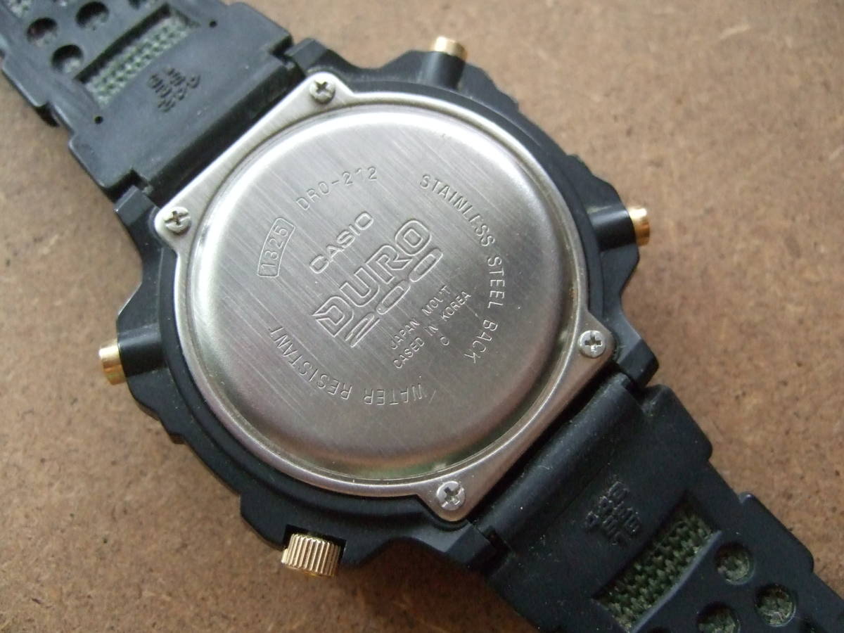 CASIO DURO 200 / 20BAR DRO-212 電池切れの入札履歴 - 入札者の順位