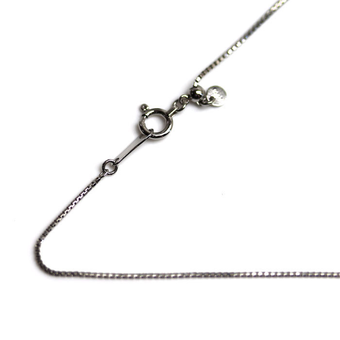 Pt850プラチナ ネックレス ベネチアン 2.1g ～45cm フリーチェーン レディース 中古