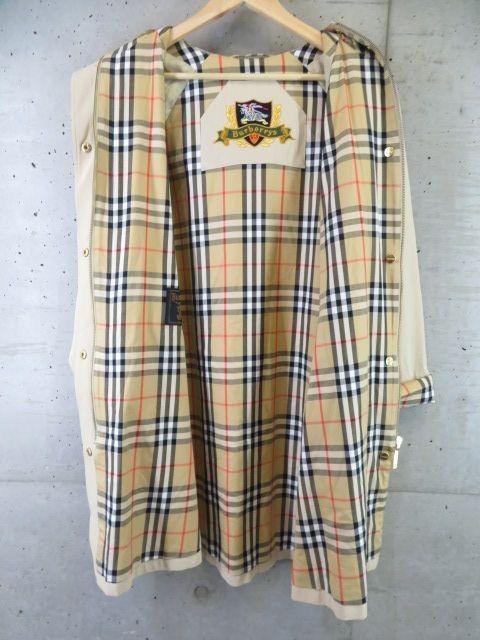 4001s26◇良品です◇金ボタン◇BURBERRYS バーバリー 裏地ノバチェック