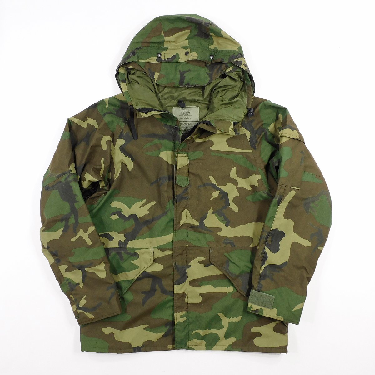 90's 米軍 ECWCS ゴアパーカー ウッドランドカモ Size M-R #10148 オールド ヴィンテージ ミリタリー アメリカ軍 アメカジ ジャケット 迷彩