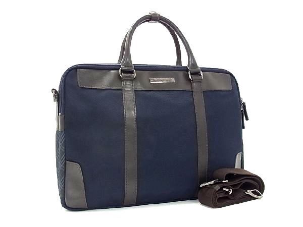 1円 □美品□ BURBERRY バーバリー ブラックレーベル ナイロン 