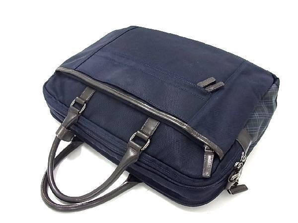 1円 □美品□ BURBERRY バーバリー ブラックレーベル ナイロン 