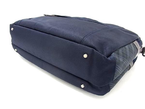 1円 □美品□ BURBERRY バーバリー ブラックレーベル ナイロン 