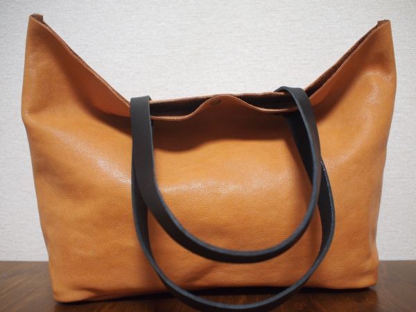 ハンドメイド高級本革鞄ヌメ革C★レザーBBUトートバッグCAM908