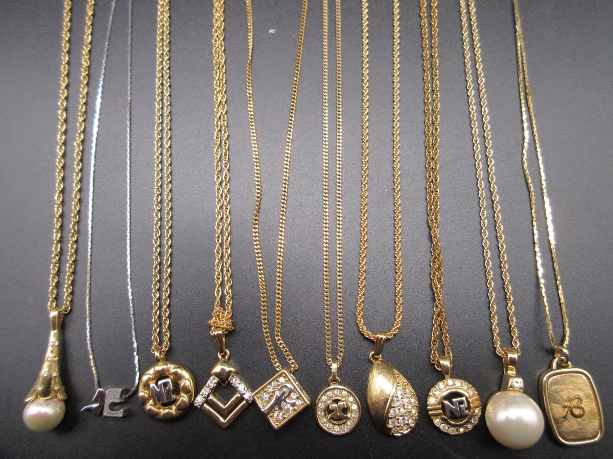シルバーアクセサリー リング、ペンダントトップ 10点セット 3 大量/クリーム系/ネックレス/ペンダント/ブローチ/イヤリング