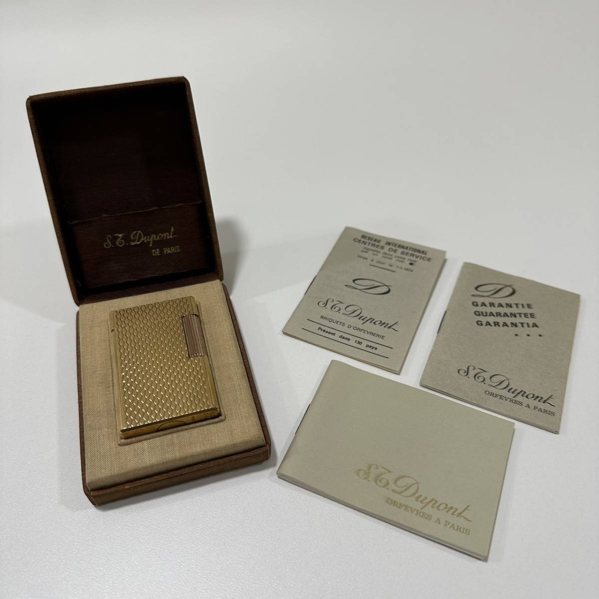 デュポン ガスライター 1円 ライン1 Dupont ライター S.T. ショート 1 