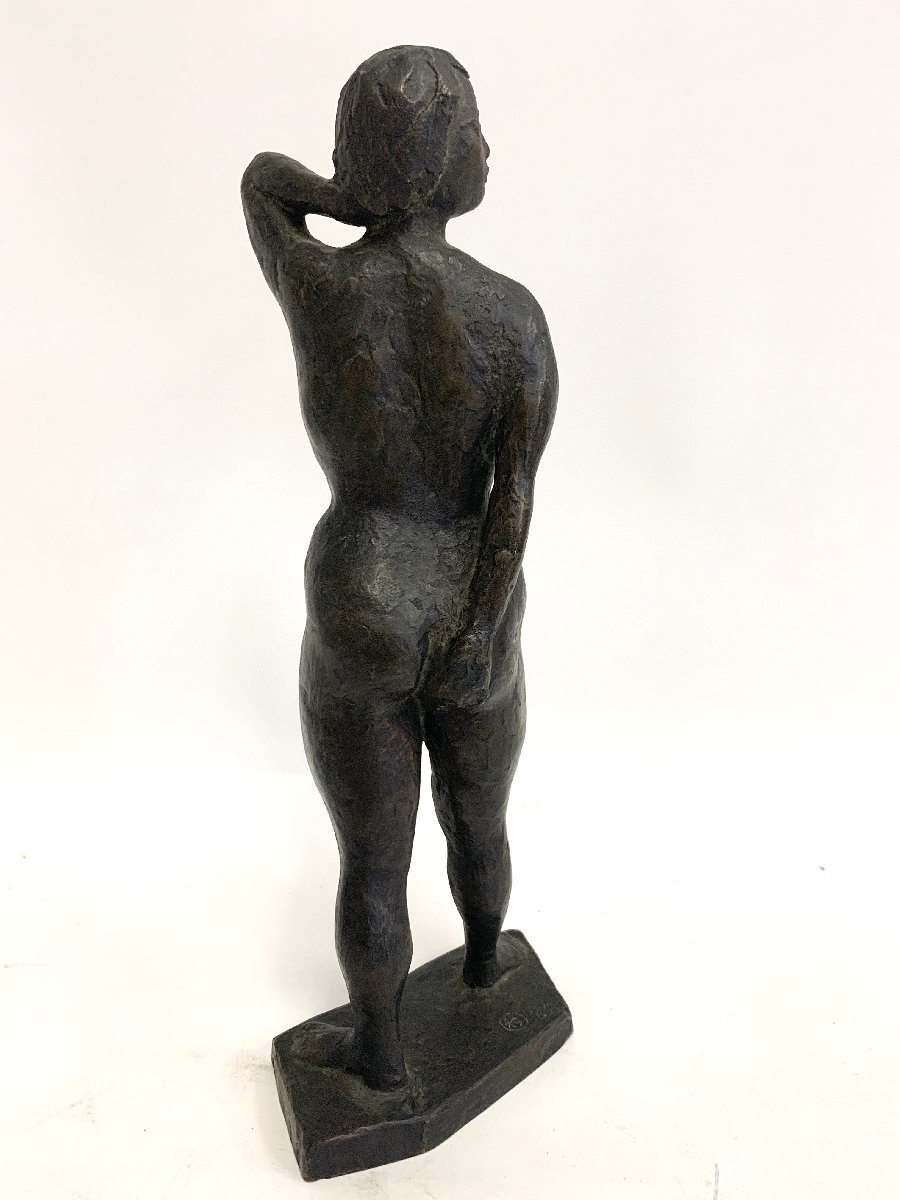桜井祐一 裸婦像 女性 彫刻 ブロンズ像 28cm 1266g オブジェ 金属工芸