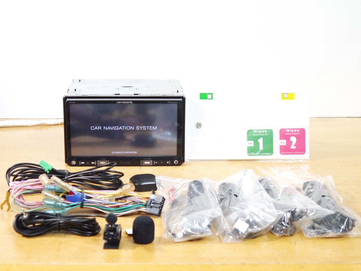 【1006】 AVIC-RZ06(RZ07同等) 2023年最新地図 未使用アンテナ付 フルセグ/DVD/Bluetooth/SD/USB カロッツェリア