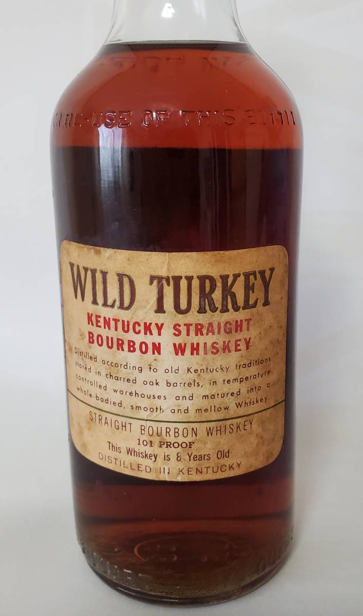 1円スタート 超古酒ワイルドターキー8年 4/5QUART 1960's BEYOND