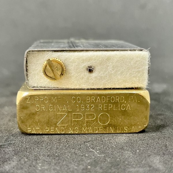 現状品 Zippo ジッポー/1932/レプリカNOUVEAU ヌーボー/1992年式/火花 