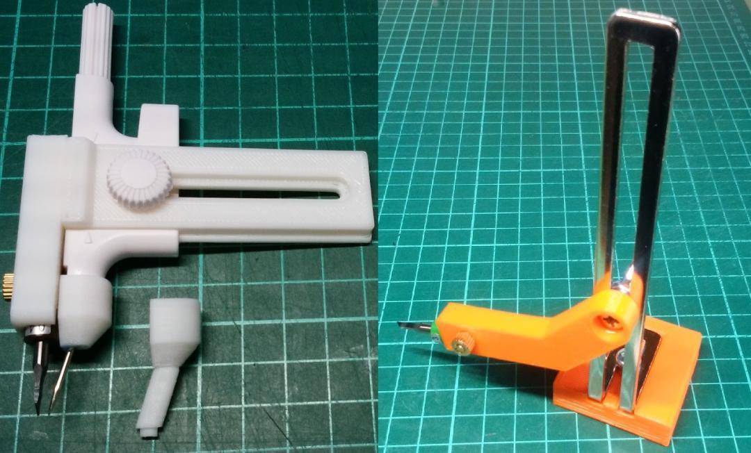 スジボリカーバイト用コンパス・トースカンセット