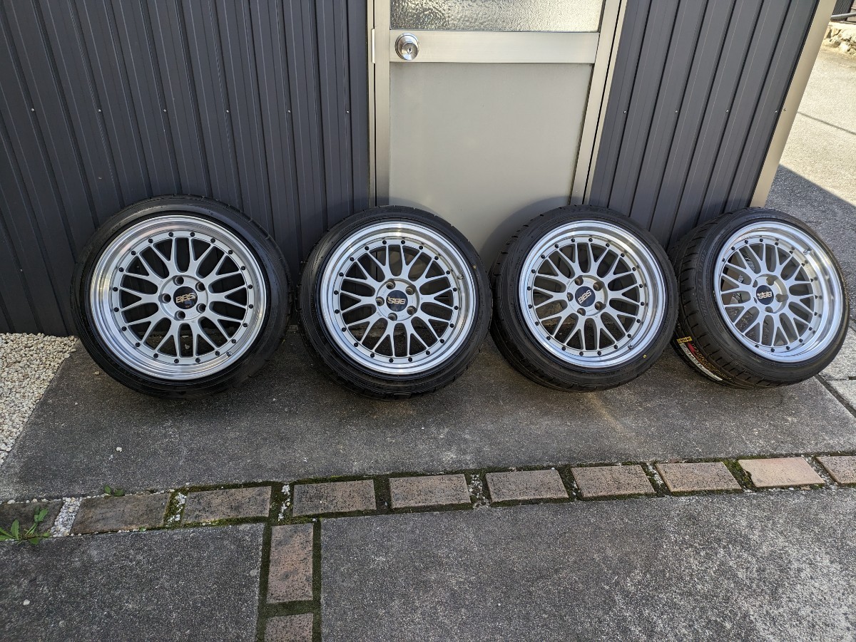 BBS LMP086 10J18　ET20　GT−R 33 34　PCD 114.3 5穴　４本セット　タイヤ　245/40R18　　　
