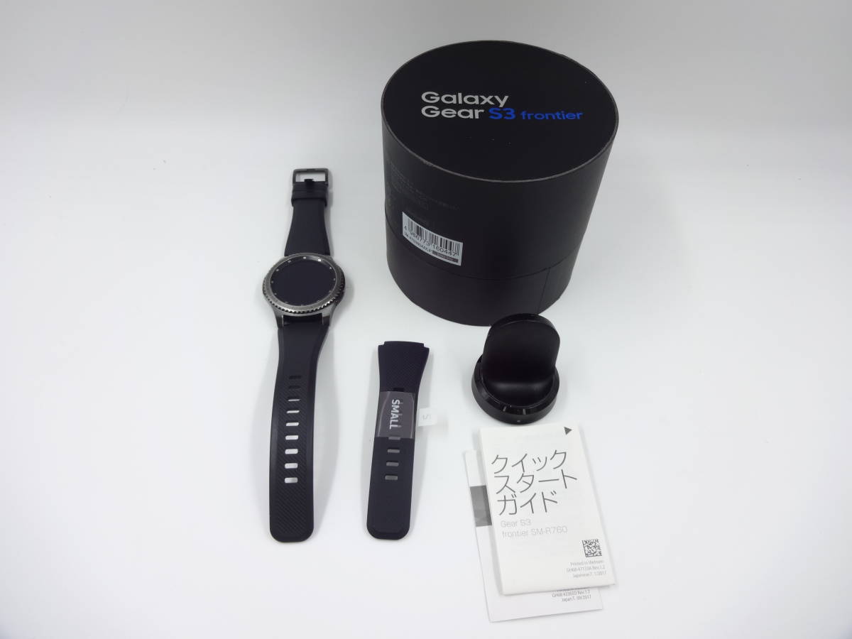通電、充電できましたが現状品☆GALAXY GEAR S3 frontier SM-R760☆