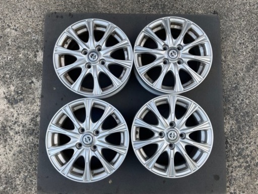 H816-3)5.5J-14+50 wedsジョーカー中古4本セット！コンパクトカー等！手渡し、ハメ替え可！愛知