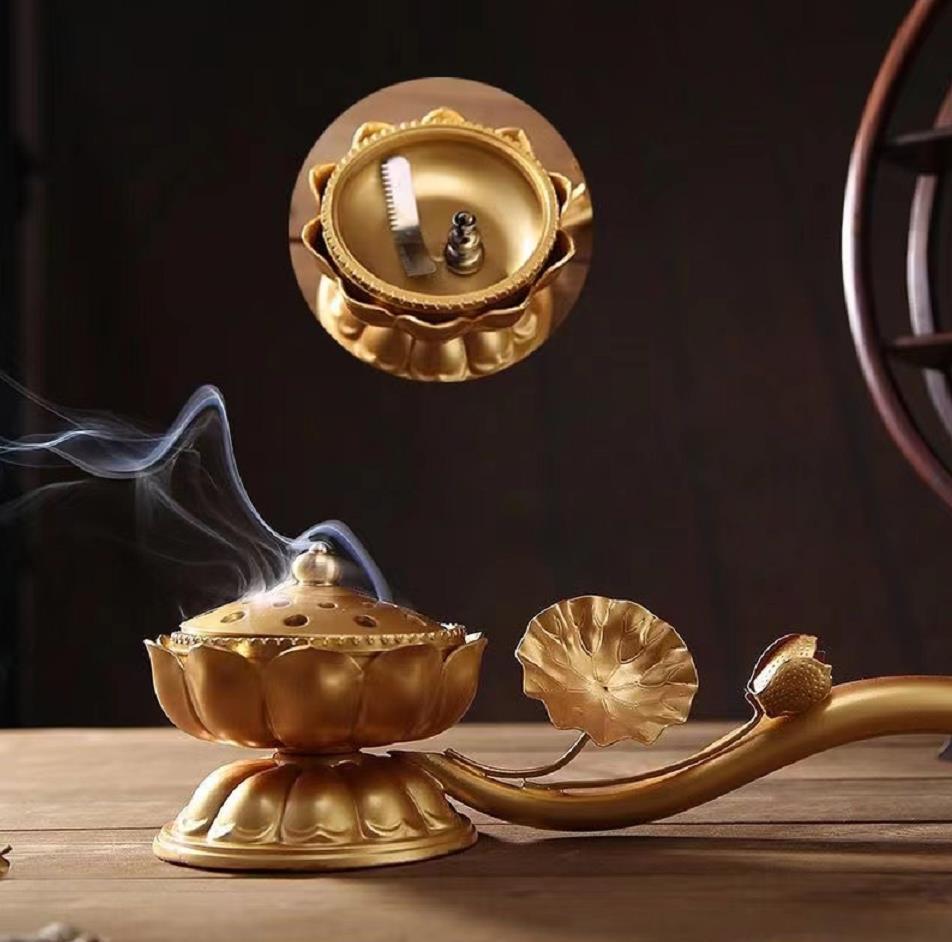 密教法具 ｜柄香炉 真鍮製 寺院用仏具 蓮華型柄香炉 2026年最新Yahoo 