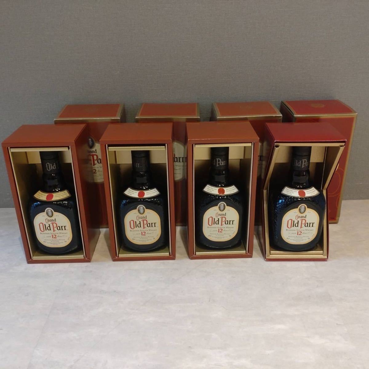 ⑤古酒 未開栓 SUNTORY WHISKY Old Parrサントリーウイスキー オールドパー12年 750ml 4本
