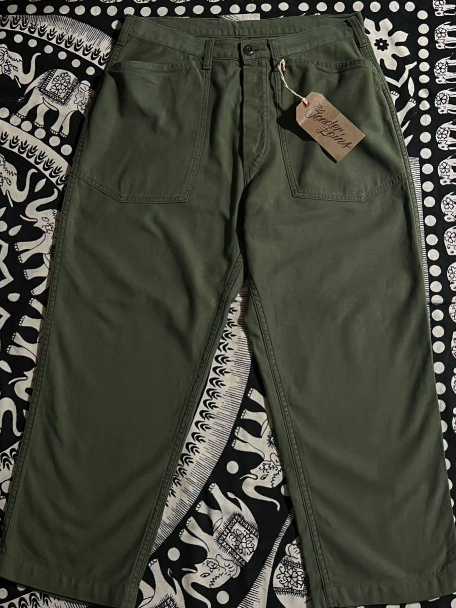 TENDERLOIN(テンダーロイン)23シーズン FATIGUE TROUSERS OLIVE Sサイズ