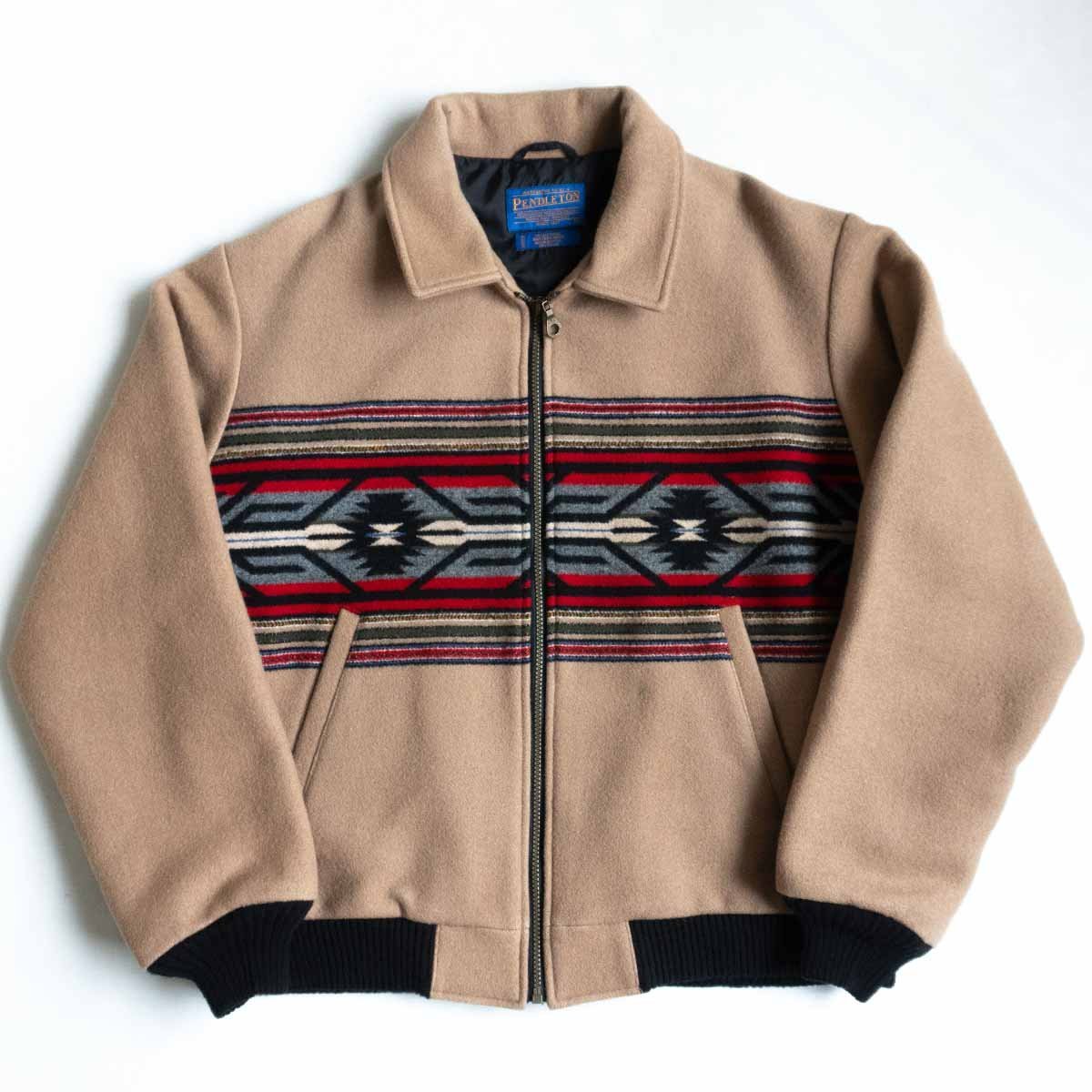 雰囲気抜群/USA製】PENDLETON【90s ネイティブ柄 ジャケット】 ペン 