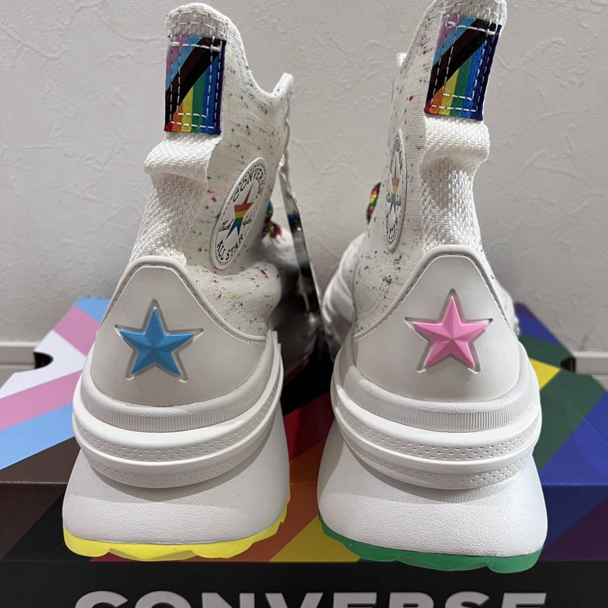 韓国限定 厚底コンバース CONVERSE RUN STAR LEGACY CX HI A06027C 