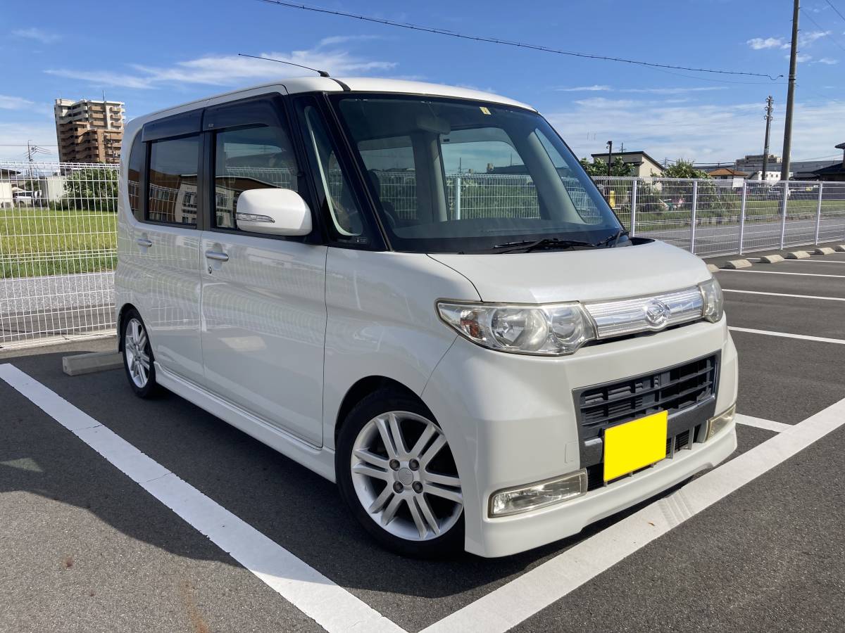 ダイハツ タント タントカスタム Xリミテッド ナビ付 左パワー 平成20 