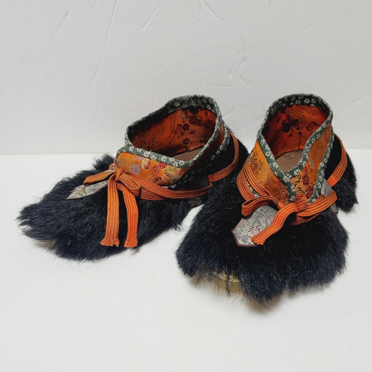 ■毛靴■等身大■貫■鎧兜、甲冑、武具、具足、鎧、兜■c338