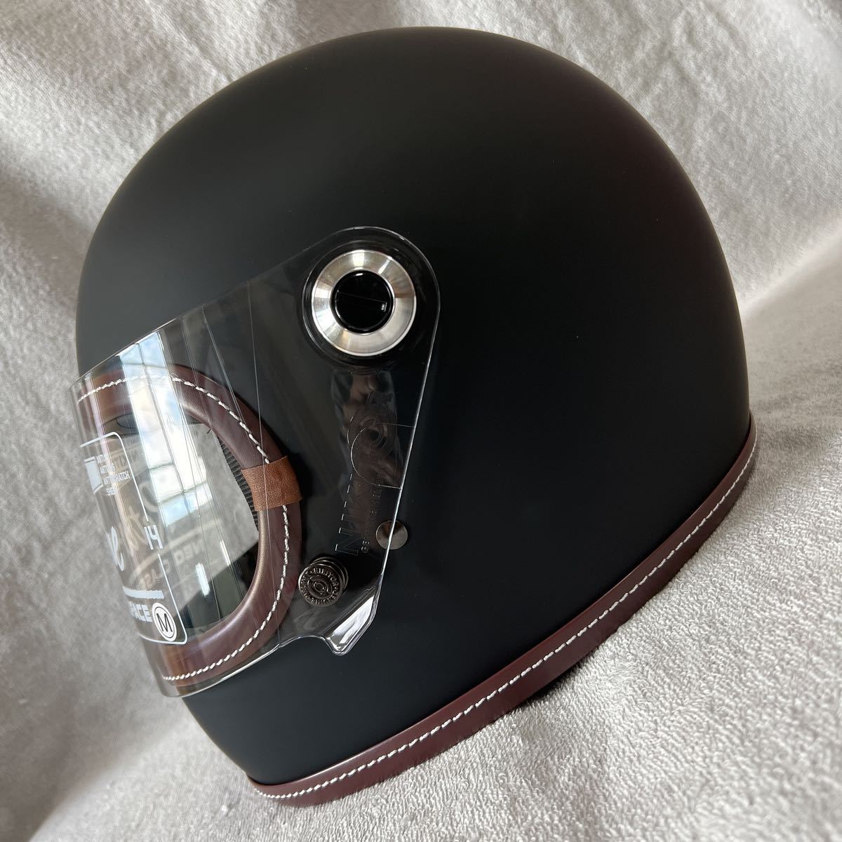 NIKITOR Retro-One RIDEZ BLACK - Helmet FLAT GLOSS | ニキトー : L 