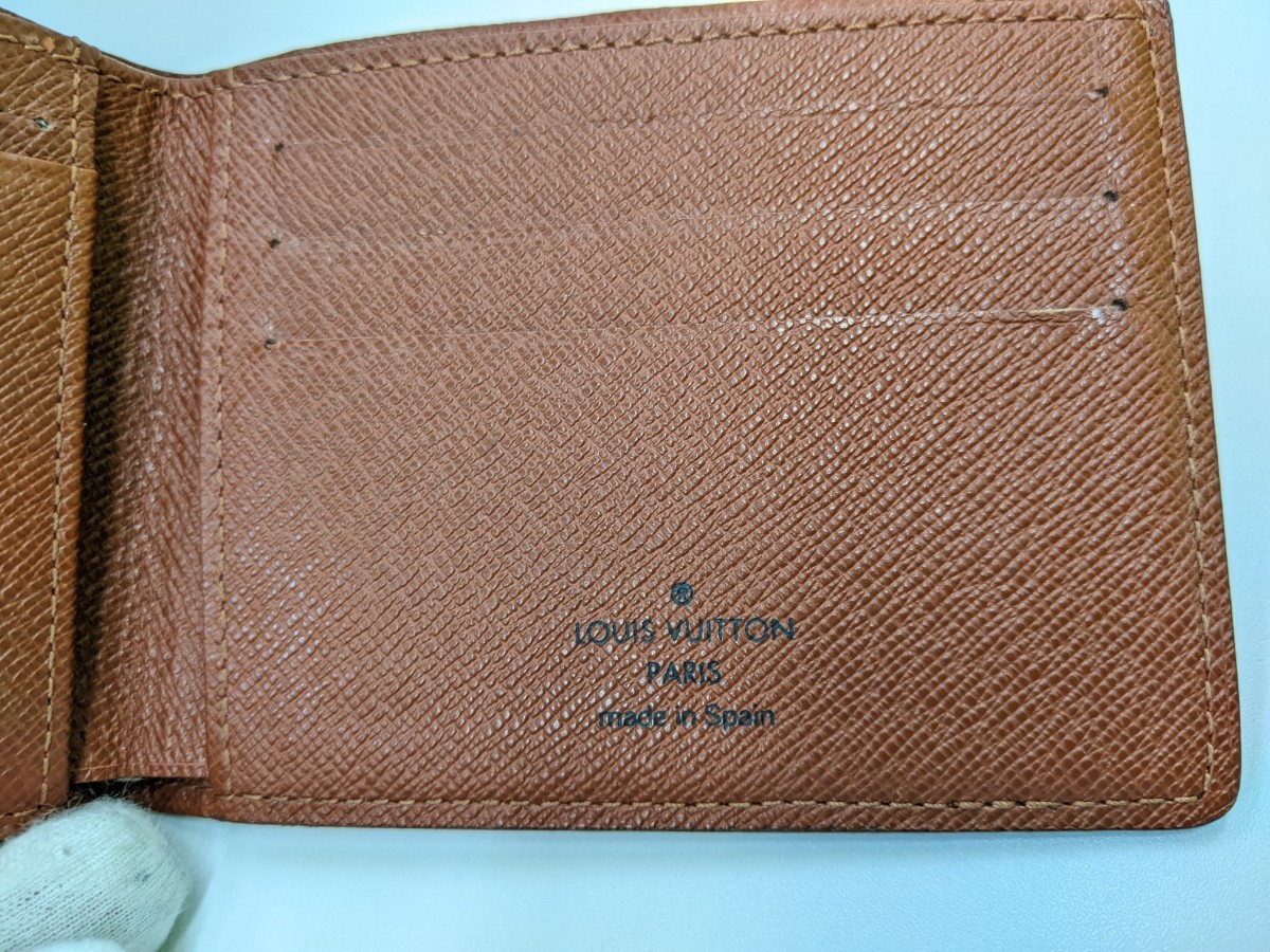 ☆ LOUIS VUITTON ルイヴィトン モノグラム 二つ折り財布 札入 LOUIS