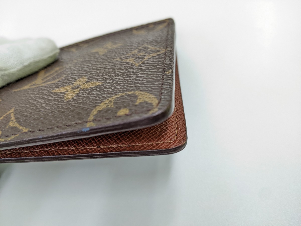 ☆ LOUIS VUITTON ルイヴィトン モノグラム 二つ折り財布 札入 LOUIS
