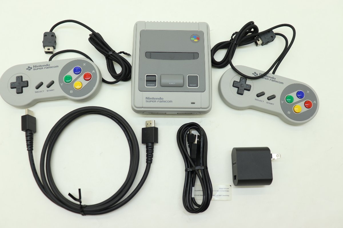 25MA●ニンテンドー クラシックミニ スーパーファミコン 動作確認済み 中古 任天堂 Nintendo ゲーム機本体
