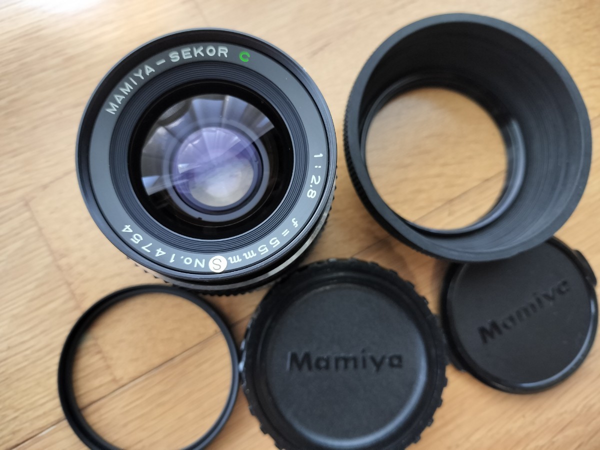 お買い得，定番人気 マミヤ Mamiya Sekor C 55mm f/2.8 レンズ！☆1円