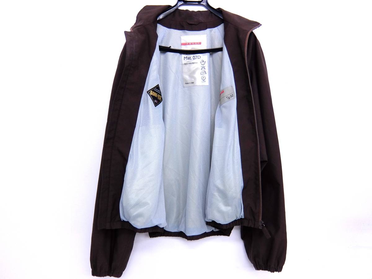 PRADA SPORT プラダスポーツ 50サイズ XL SGV82 GORE-TEX ジップアップ 