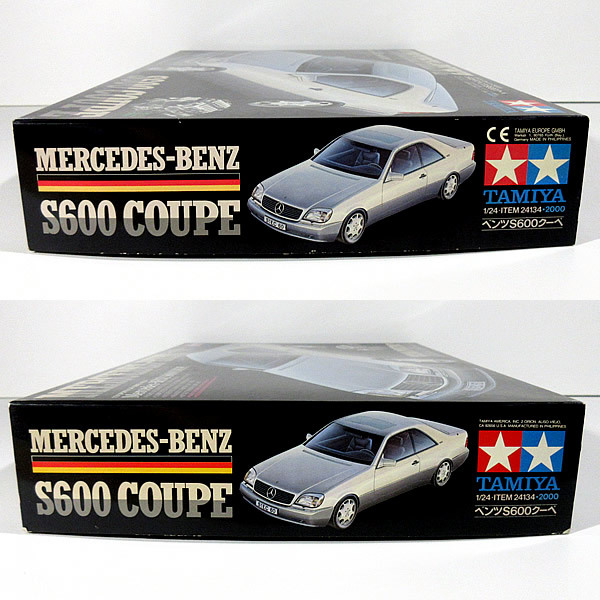 タミヤ 1/24 メルセデス ベンツ S600 クーペ (V12エンジン再現) 1994年