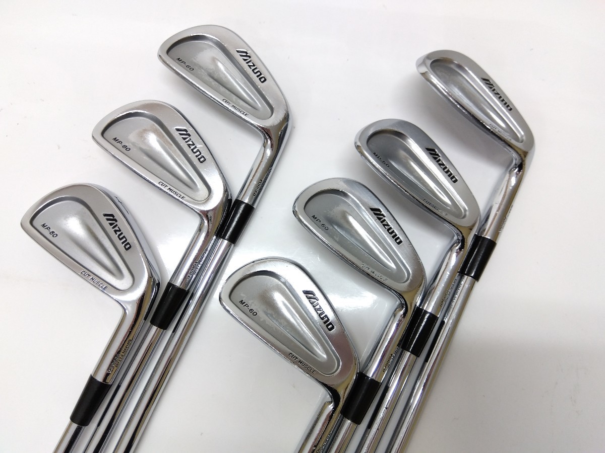 ☆名器☆MIZUNO ミズノ MP-60 アイアン7本(4-9，P)セット flex: