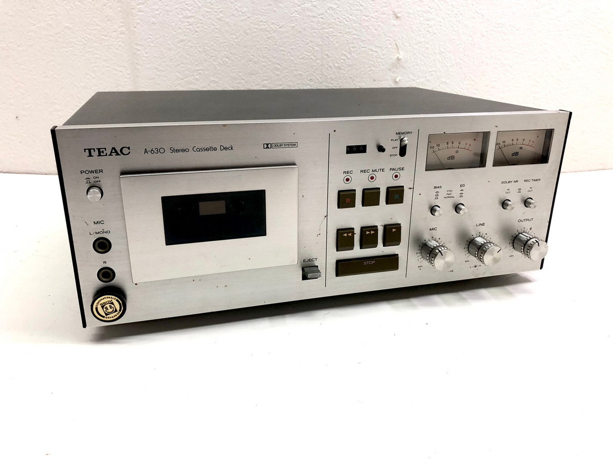 □□17952-B63 TEAC ティアック A-630 ステレオカセットデッキ