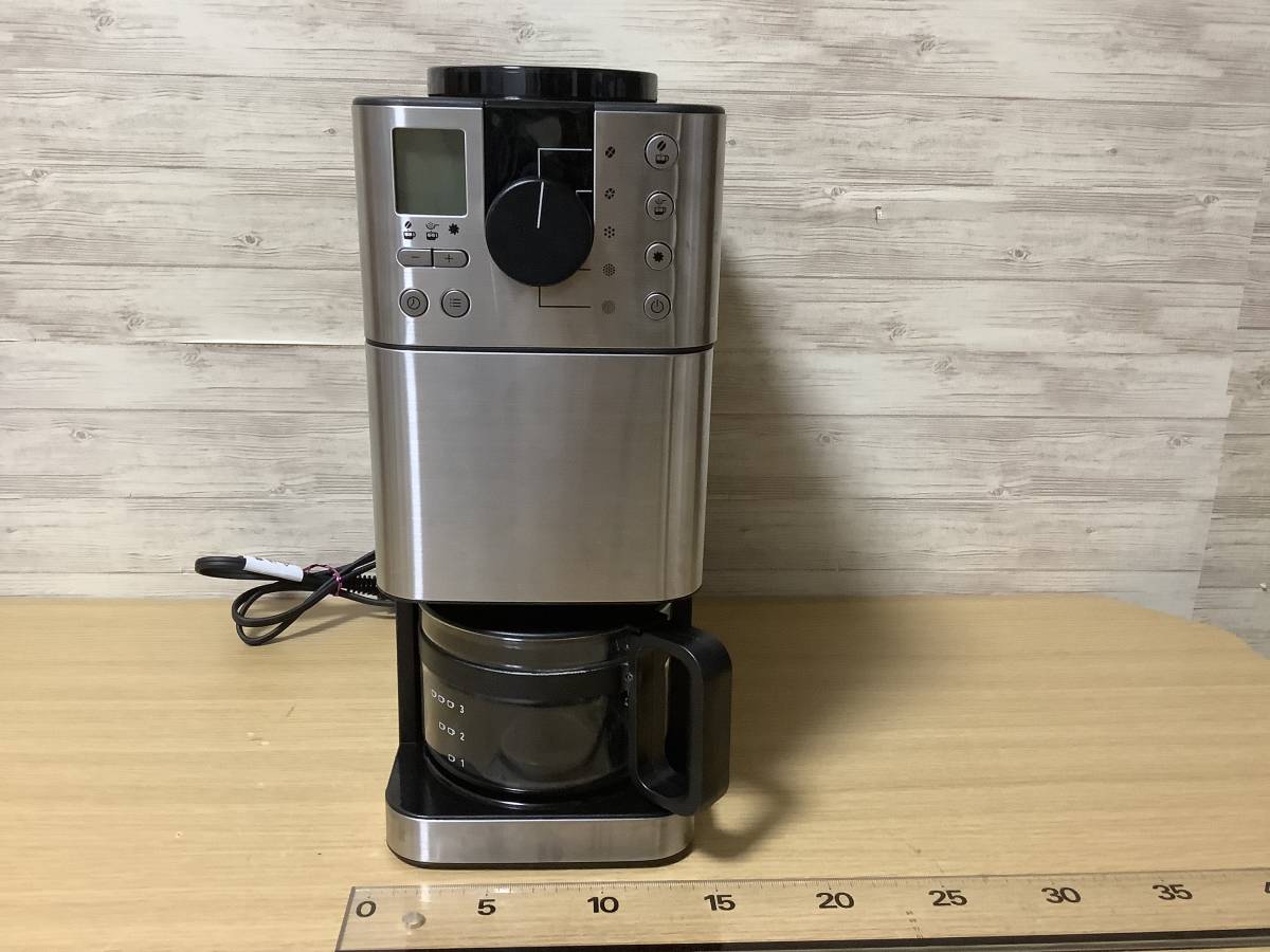 無印良品・豆から挽けるコーヒーメーカー/MJ-CM1・2018年製