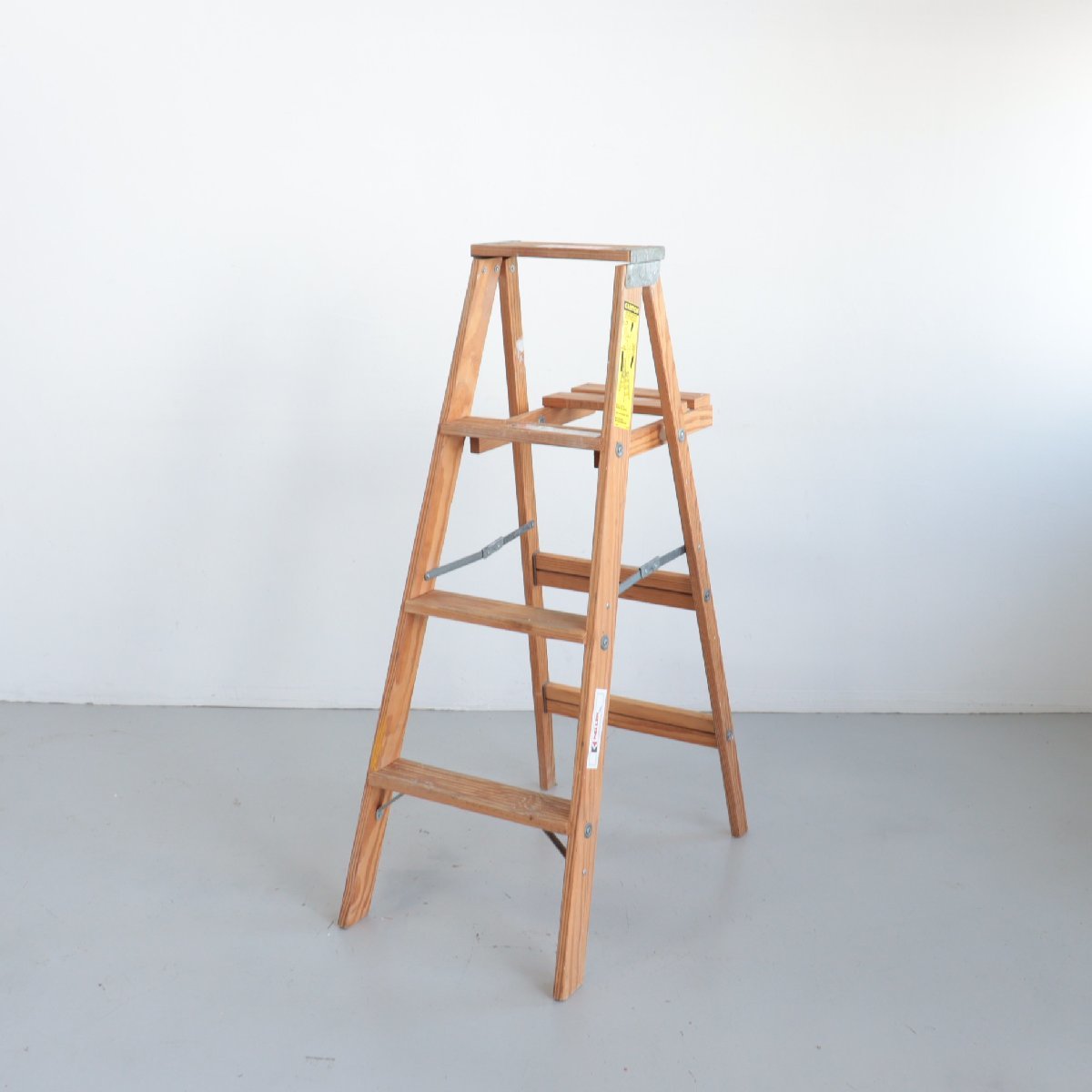 KELEER社製 アメリカ ヴィンテージ 4段 脚立 / 木製ラダー stepladder 