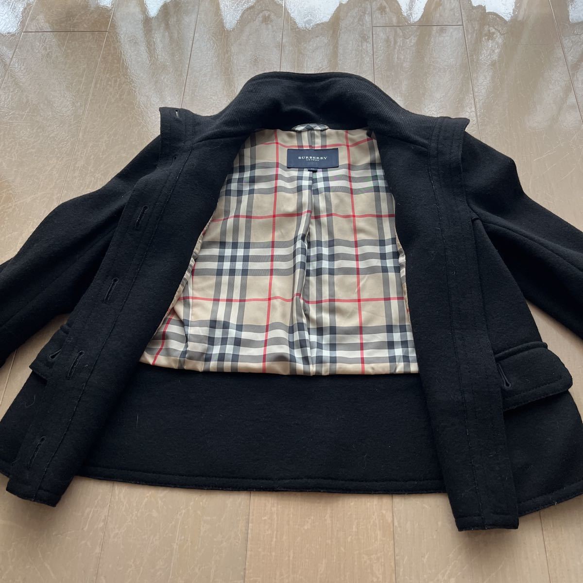 バーバリーロンドン LONDON BURBERRY ロンドン 中古バーバリー Pコート 