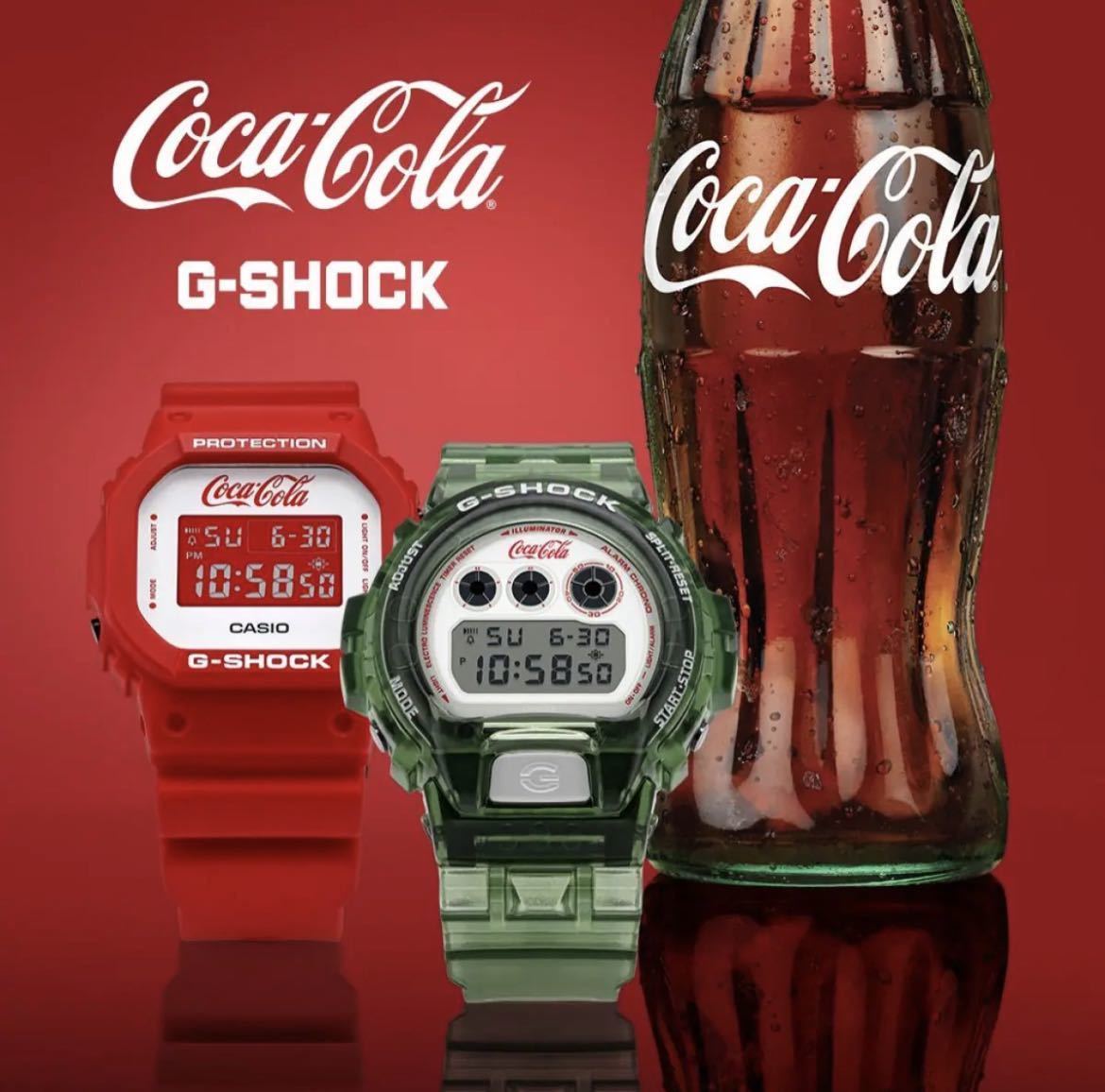 CASIO G-SHOCK DW-6900CC23-3 コカコーラ限定 の入札履歴 - 入札者の順位