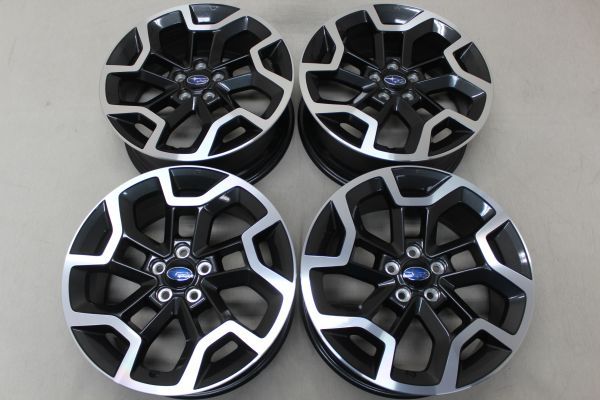 美品 スバル XV GP系 純正 17インチ 7J +48 100 5穴 5H 美品 スバル XV GP系 純正 17インチ 7J +48 100 5穴 5H